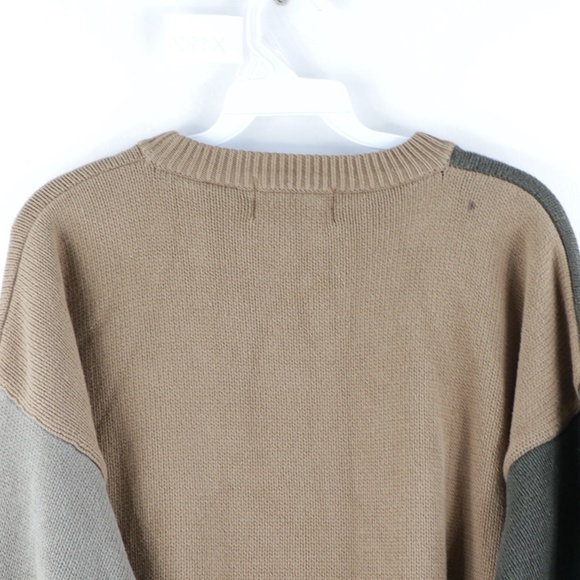 Vtg 90s Streetwear Color Block Crewneck Sweater - Picture 6 of 8